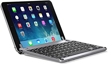 Brydge 9.7 Teclado para movil QWERTZ Aleman Gris Bluetooth - Teclados para moviles (QWERTZ- Aleman- Mini- Apple- 9.7- iPad 6th Gen (2018)- 5th Gen iPad (2017)- iPad Pro 9.7- iPad Air 2- Air 1- Gris)