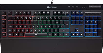 Corsair K55 RGB - Teclado Gaming (retroiluminacion multicolor RGB- QWERTY)- negro [Espana]