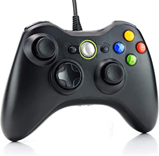 Dhaose Xbox 360 Mando de Gamepad- Controlador Mando USB de Xbox 360 con Vibracion- Controlador de Gamepad para Xbox 360 Mando para PC Windows XP-7-8-10