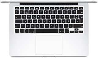 i-Buy La cubierta del teclado de silicona para el MacBook Air&Pro de 13&15 pulgadas[teclado Europea-espanol]- Negro