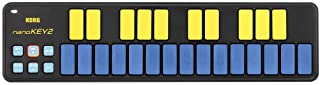 Korg nanoKEY2 - Teclado USB (25 teclas- MIDI)- color azul y amarillo