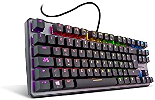 Krom Kernel Tkl - NXKROMKRNLTKL - Teclado Mecanico Espanol Gaming RGB- Color Negro.