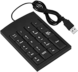 Tangxi Teclado numerico USB portatil para computadora portatil Teclado numerico portatil Mini USB Deskstop Number Pad para Windows XP- para Windows 7-8-9-10- para Linux- para Android- para iOS