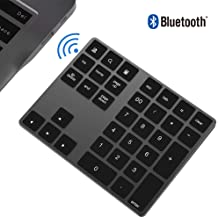 Teclado numerico Bluetooth- IKOS Teclado numerico externo Bluetooth de 34 teclas con multiples accesos directos para computadora portatil Windows Surface IOS iMac Mackbook iPad Android Tablet